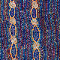 Aboriginal Artwork by Helen Nungarrayi Reed, Mina Mina Dreaming - Ngalyipi, 152x91cm
