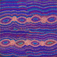 Aboriginal Artwork by Helen Nungarrayi Reed, Mina Mina Dreaming - Ngalyipi, 76x76cm