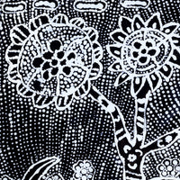 Aboriginal Artwork by Hilda Nakamarra Rogers, Lukarrara Jukurrpa, 30x30cm