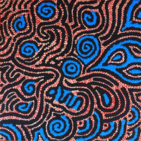 Aboriginal Artwork by Kirsty Anne Napanangka Brown, Mina Mina Jukurrpa - Ngalyipi, 30x30cm