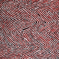 Aboriginal Art by Sarah Napurrurla Leo, Lukarrara Jukurrpa, 30x30cm - ART ARK®