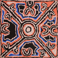Aboriginal Artwork by Ivy Napangardi Poulson, Pikilyi Jukurrpa, 30.5x30.5cm