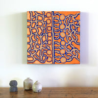 Aboriginal Artwork by Mary Napangardi Gallagher, Mina Mina Jukurrpa - Ngalyipi, 30x30cm