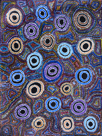 Aboriginal Artwork by Joy Nangala Brown, Yumari Jukurrpa, 61x46cm
