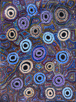 Aboriginal Art by Joy Nangala Brown, Yumari Jukurrpa, 61x46cm - ART ARK®