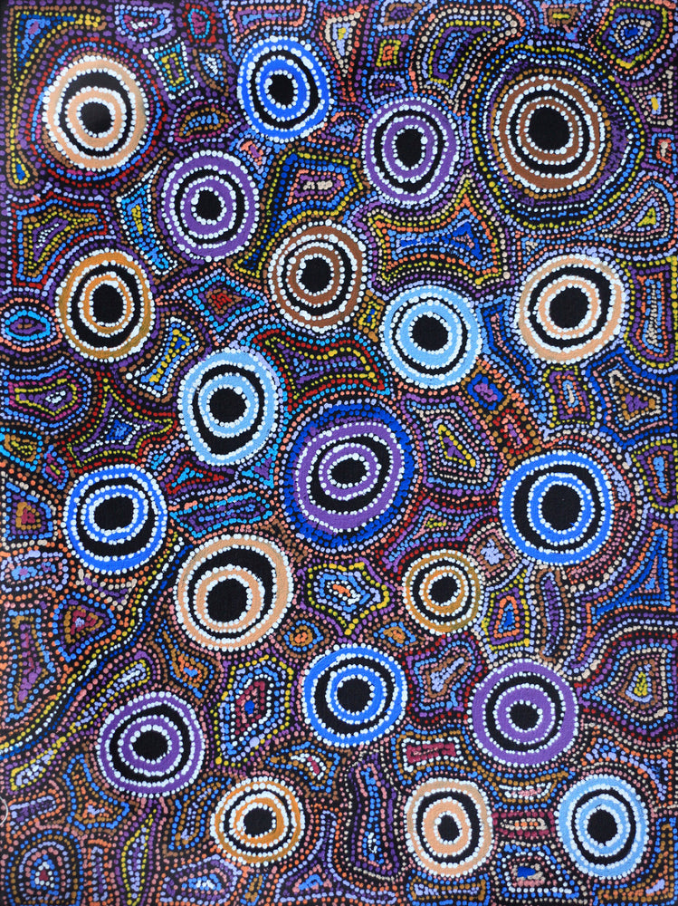 Aboriginal Artwork by Joy Nangala Brown, Yumari Jukurrpa, 61x46cm