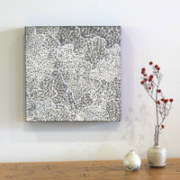 Aboriginal Artwork by Deborah Napaljarri Wayne, Yarungkanyi Jukurrpa (Mt Doreen Dreaming), 30x30cm