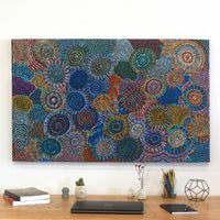 Aboriginal Artwork by Tina Napangardi Martin, Jinti-parnta Jukurrpa, 122x76cm