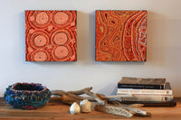 Aboriginal Artwork by Maggie Napaljarri Ross, Janganpa Jukurrpa - Mawurrji, 30x30cm