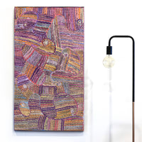 Aboriginal Artwork by Pauline Napangardi Gallagher, Mina Mina Jukurrpa, 107x61cm