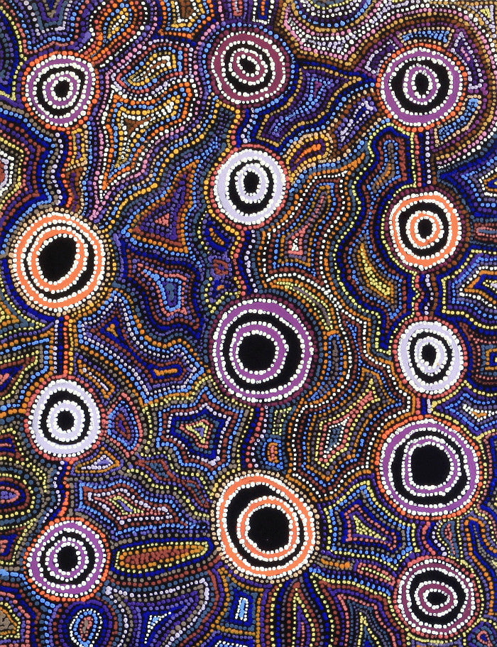 Aboriginal Art by Joy Nangala Brown, Yumari Jukurrpa, 61x46cm - ART ARK®