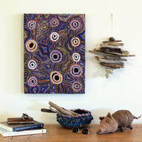 Aboriginal Art by Joy Nangala Brown, Yumari Jukurrpa, 61x46cm - ART ARK®