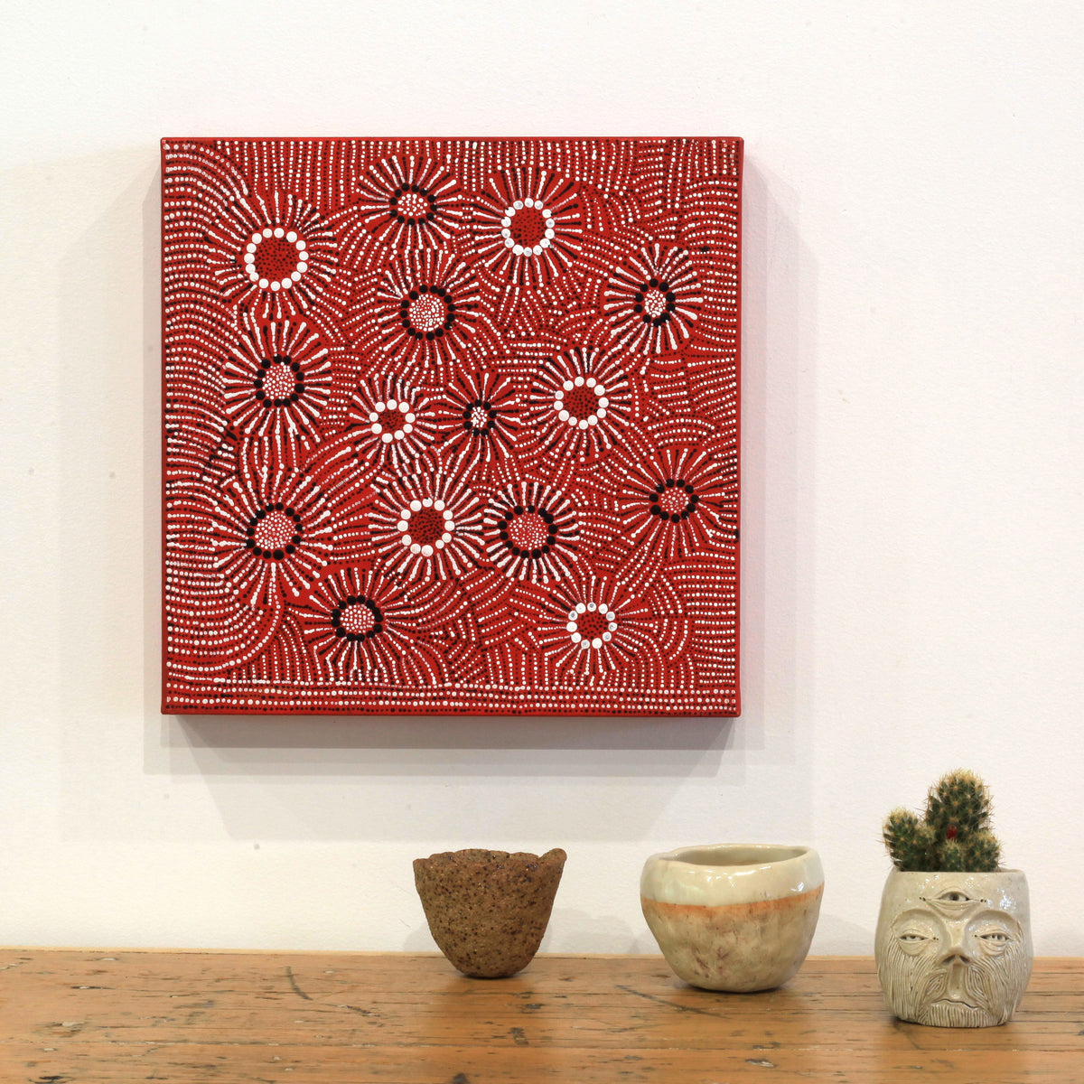 Aboriginal Art by Nikita Nungarrayi Morris, Yarungkanyi Jukurrpa, 30x30cm - ART ARK®