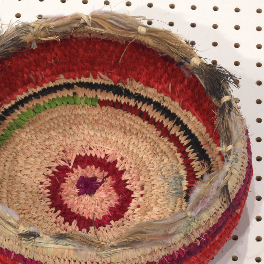 Aboriginal Artwork by Priscilla Singer, Iwantja - Tjanpi Basket