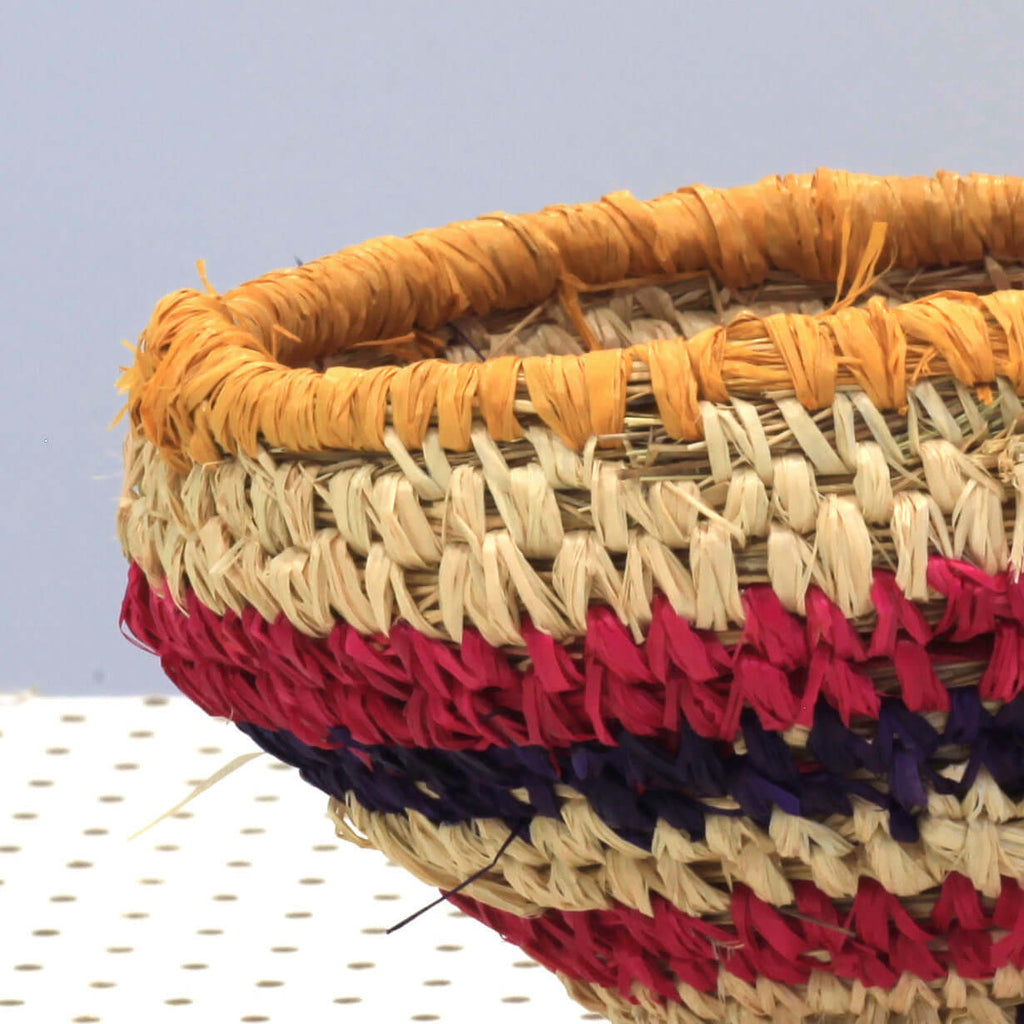 Aboriginal Artwork by Anne Dixon, Watarru - Tjanpi Basket