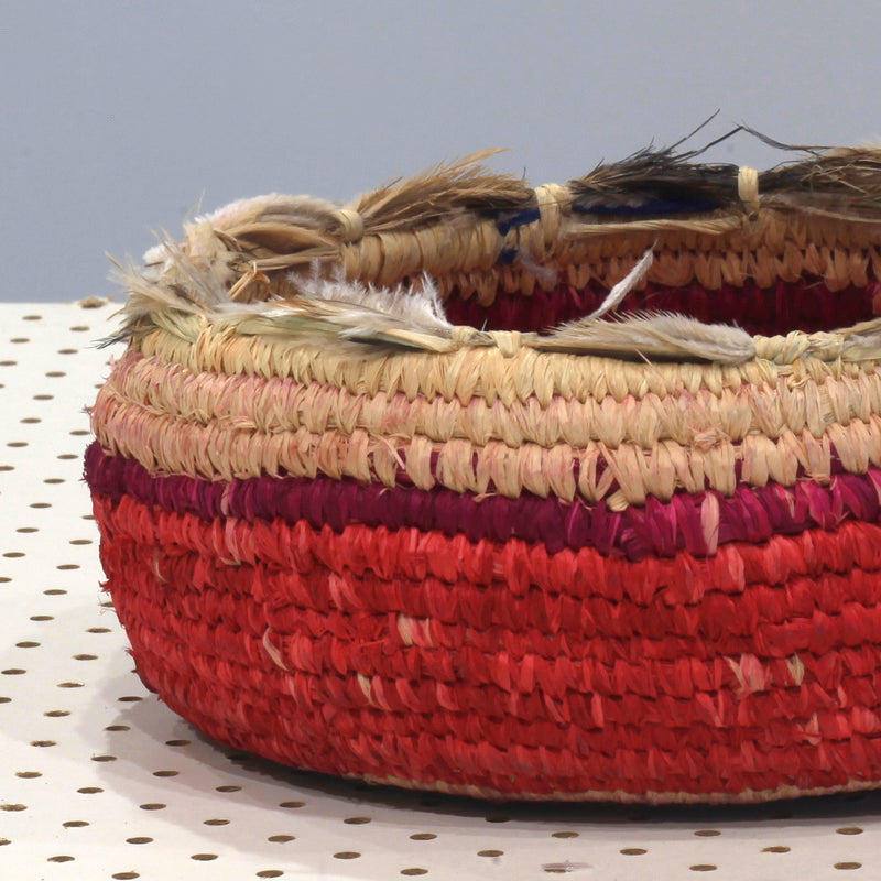 Aboriginal Artwork by Priscilla Singer, Iwantja - Tjanpi Basket