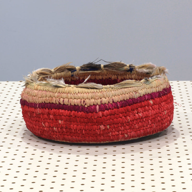 Aboriginal Artwork by Priscilla Singer, Iwantja - Tjanpi Basket