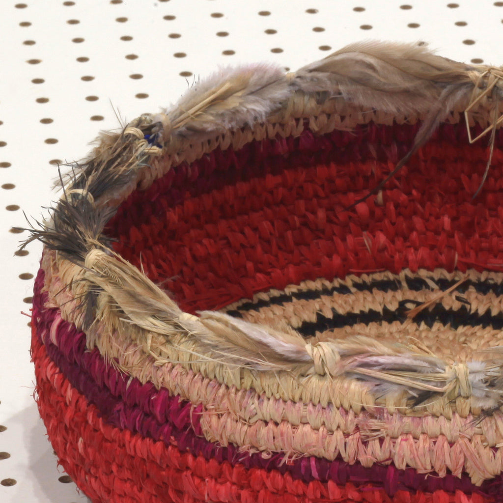 Aboriginal Artwork by Priscilla Singer, Iwantja - Tjanpi Basket