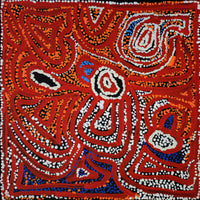 Aboriginal Art by Mary Napangardi Brown, Mina Mina Jukurrpa - Ngalyipi, 30x30cm - ART ARK®