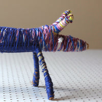 Aboriginal Artwork by Rochelle Ferguson - Tjanpi Papa (dog) Sculpture