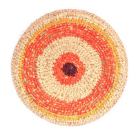 Aboriginal Artwork by Tjanpi basket, Ruth Bates, Warakurna ( 32-33cm)