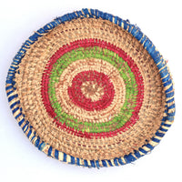 Aboriginal Artwork by Tjanpi basket, Nanana Jackson, Warakurna ( 30-33cm)
