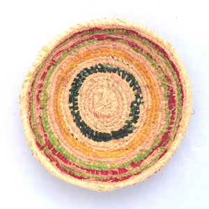 Aboriginal Artwork by Tjanpi basket, Marlene Brumby, Iwantja (21-22cm) - ART ARK®