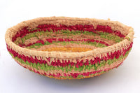 Aboriginal Artwork by Tjanpi basket, Marlene Brumby, Iwantja (21-22cm)