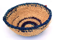 Aboriginal Artwork by Tjanpi basket, Mary Mingkili, Iwantja/Indulkuna (23-24cm)