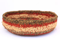 Aboriginal Artwork by Tjanpi basket, Julie Brumby, Mutitjulu (23-24cm)