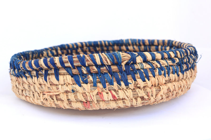 Aboriginal Artwork by Tjanpi basket, Nanana Jackson, Warakurna ( 30-33cm)