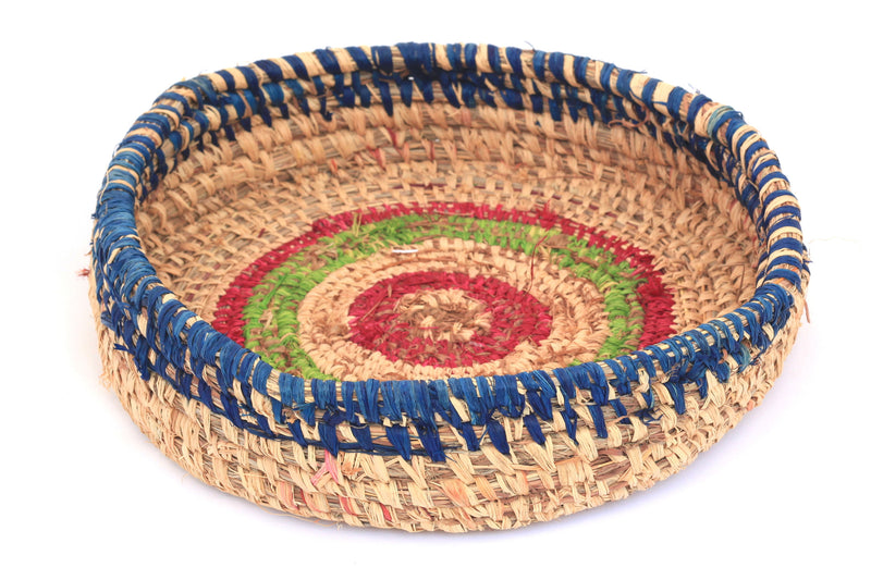 Aboriginal Artwork by Tjanpi basket, Nanana Jackson, Warakurna ( 30-33cm)