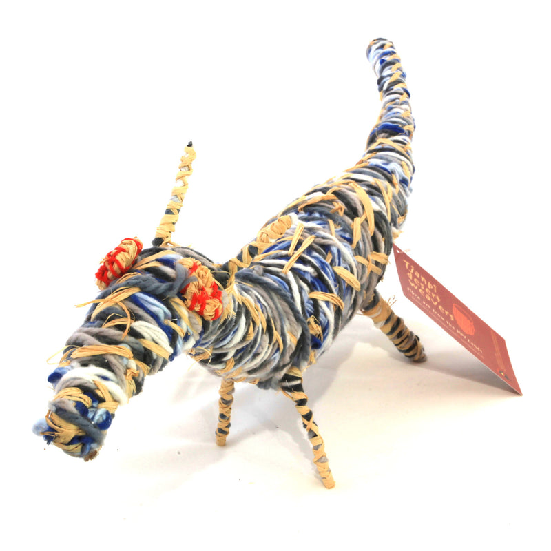 Aboriginal Artwork by Tjanpi dog sculpture, Dorris Dunn, Pukatja