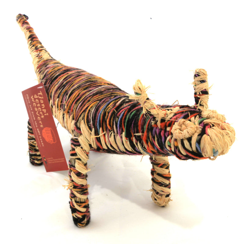 Aboriginal Artwork by Tjanpi dog sculpture, Janet Forbes, Papulankutja