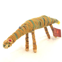 Aboriginal Artwork by Tjanpi tinka (lizard/goanna) sculpture, Rene Nelson, Irruntyju