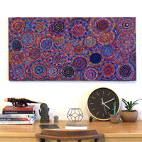 Aboriginal Artwork by Tina Napangardi Martin, Jinti-parnta Jukurrpa, 122x61cm