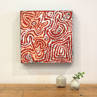Aboriginal Artwork by Mary Napangardi Brown, Mina Mina Jukurrpa - Ngalyipi, 30x30cm