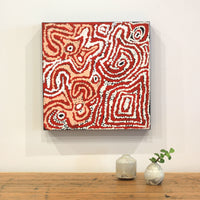 Aboriginal Art by Mary Napangardi Brown, Mina Mina Jukurrpa - Ngalyipi, 30x30cm - ART ARK®