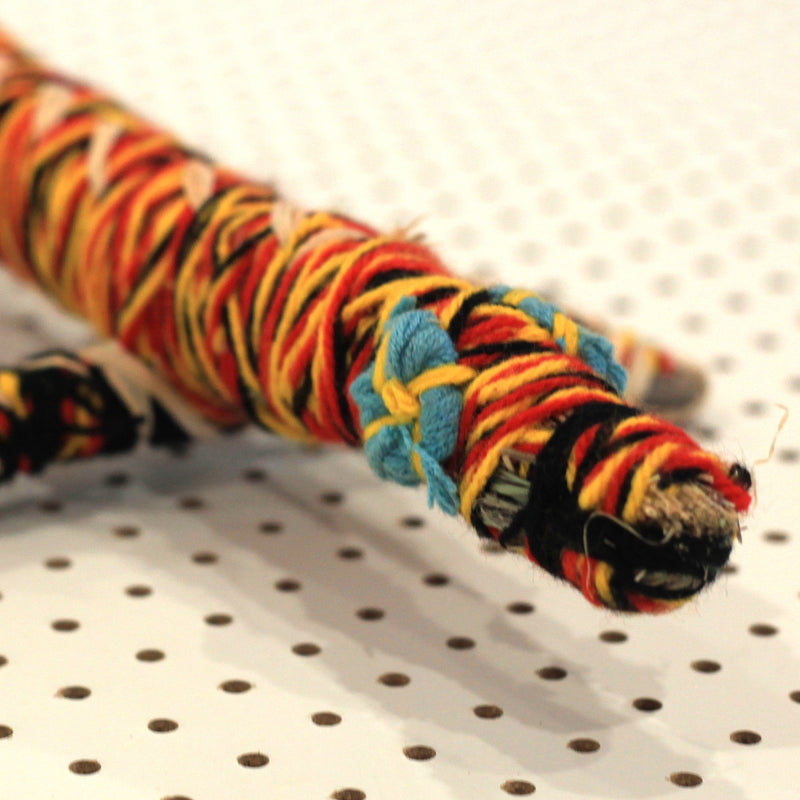 Aboriginal Artwork by Narelle Holland, Mantamaru - Tjanpi Tinka (lizard) Sculpture