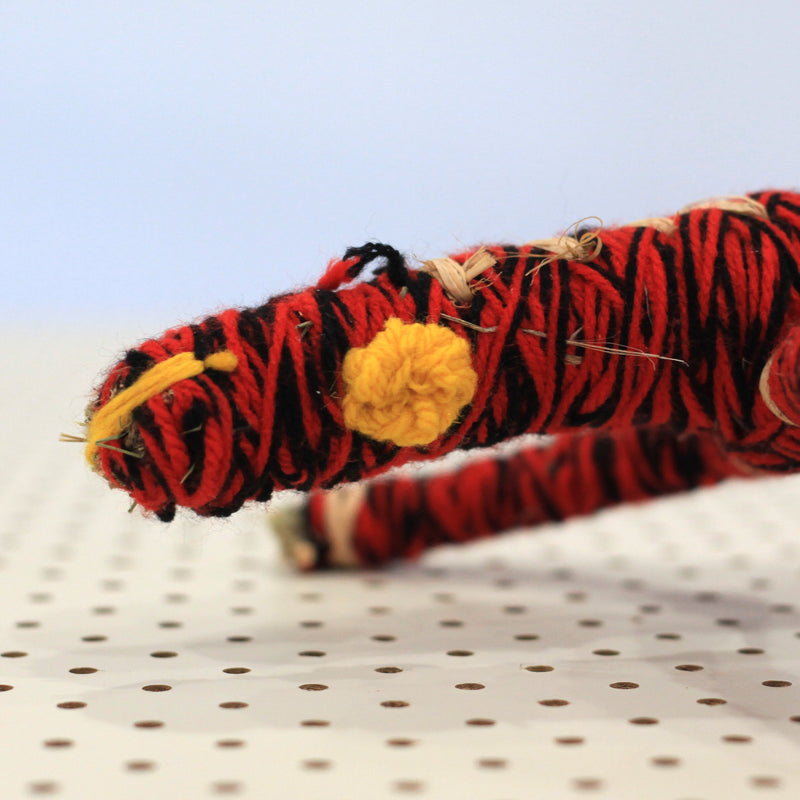 Aboriginal Artwork by Narelle Holland, Mantamaru - Tjanpi Tinka (lizard) Sculpture