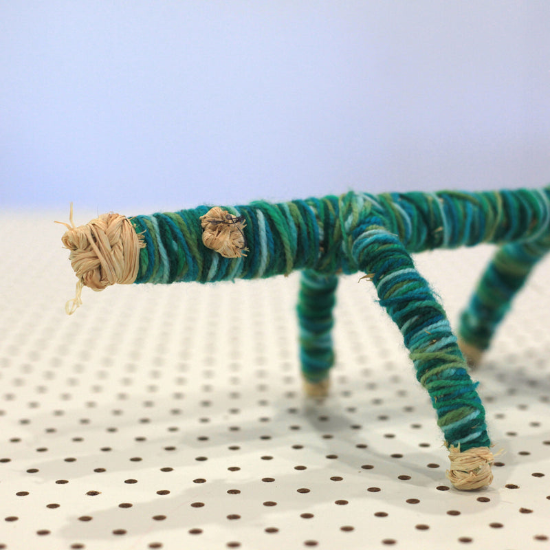 Aboriginal Artwork by Tinpulya Mervin, Watarru - Tjanpi Tinka (lizard) Sculpture