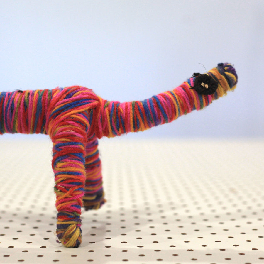 Aboriginal Artwork by Imitjala Pollard, Watarru - Tjanpi Tinka (lizard) Sculpture