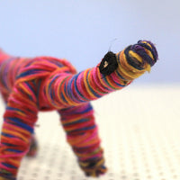 Aboriginal Artwork by Imitjala Pollard, Watarru - Tjanpi Tinka (lizard) Sculpture