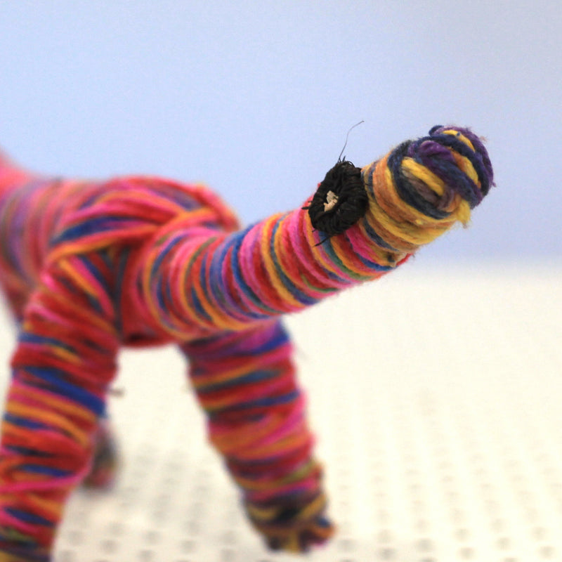 Aboriginal Artwork by Imitjala Pollard, Watarru - Tjanpi Tinka (lizard) Sculpture