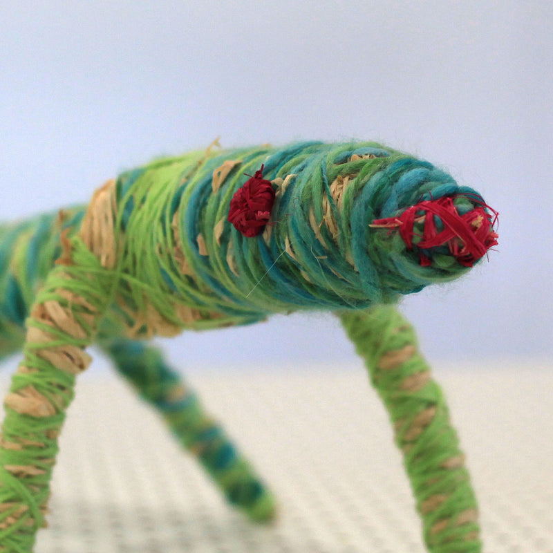 Aboriginal Artwork by Evelyn Curley, Kaljiti - Tjanpi Tinka (goanna) Sculpture