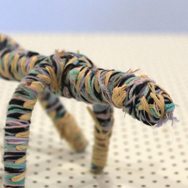 Aboriginal Artwork by Anne Dixon, Watarru - Tjanpi Tinka (goanna) Sculpture