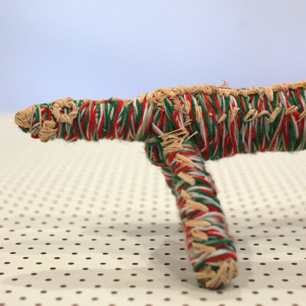 Aboriginal Artwork by Marlene Brumby, Iwantja - Tjanpi Tinka (goanna) Sculpture