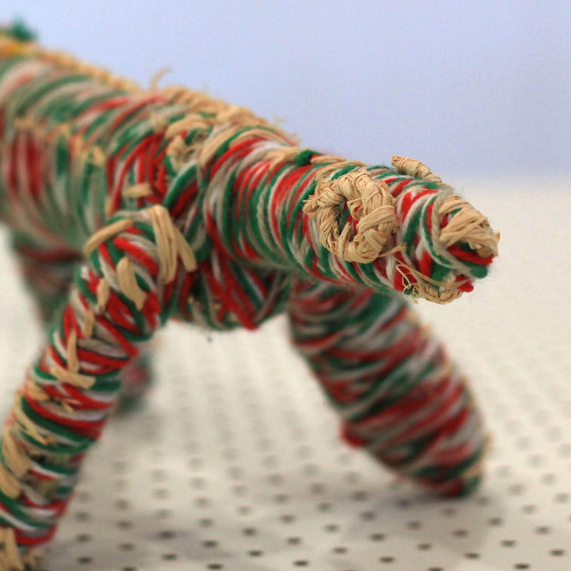 Aboriginal Artwork by Marlene Brumby, Iwantja - Tjanpi Tinka (goanna) Sculpture