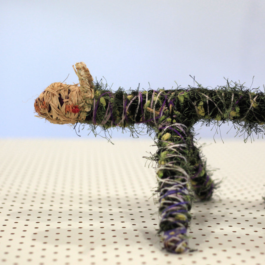 Aboriginal Artwork by Glenys James, Kaltukatjara - Tjanpi Tinka (goanna) Sculpture