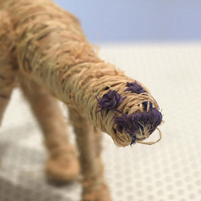 Aboriginal Artwork by Angkuna Kulyuru, Pukatja - Tjanpi Tinka (gonna) Sculpture